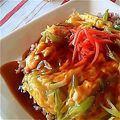 harutarou3's cooksnap of when they made 天津飯に♡蟹は無いけど、かに玉風.