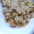 Satoruん's cooksnap of when they made 秋満開♪『栗と地鶏のリゾット★』.