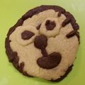せなりり's cooksnap of when they made HMで簡単♪でかでかドラえもんクッキー.