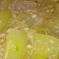 のりっちっち's cooksnap of when they made 冷でも温でも♪冬瓜のそぼろあんかけ.