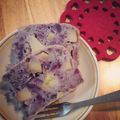 ３月２３日's cooksnap of when they made 紫芋×りんご簡単ケーキ～NOオイルNO卵.