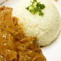 pyonpoco's cooksnap of when they made カレーと一緒に。ガーリックバターライス.