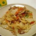 ぴょん☆'s cooksnap of when they made シャキシャキ野菜のあんかけ焼きうどん.