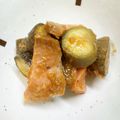 おかちゃんキッチン's cooksnap of when they made 【リメイク】レンジ蒸し茄子の焼き豚和え.