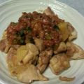 Kako's cooksnap of when they made さっぱり鶏肉の香味梅肉ソース.
