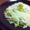 ムーンムーん's cooksnap of when they made バガリポロ風そら豆のピラフ★炊込みごはん.