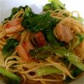 ニョロ11's cooksnap of when they made ベーコンとレタスの塩麹パスタ.