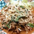 blueterios's cooksnap of when they made ニラ＆もやし牛肉甘辛ソース炒め.