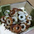 ちびひめまま's cooksnap of when they made おつまみに☆ちくわのガーリックバター焼き.