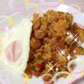 melonty's cooksnap of when they made ケチャッピーで簡単！ナポリタンライス♬.