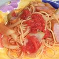 きらり流れ星's cooksnap of when they made あっさりおいしい☆ナポリタン.