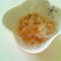 aochaaan's cooksnap of when they made 【離乳食 中期】納豆しらす粥.