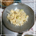 ＴＯＭＯＷＡＴ's cooksnap of when they made キャベツと炒り卵の胡麻和え.