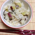 9tomo's cooksnap of when they made 簡単絶品サツマイモごはん.