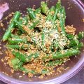 梨大好き's cooksnap of when they made 簡単すぐできる！インゲンの胡麻和え.