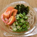 にきけん's cooksnap of when they made ◆わかめとオクラの簡単柚子そば◆　.
