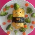 神風＊'s cooksnap of when they made ふなっしー弁当なっしー.