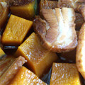 モモカヒメ's cooksnap of when they made 豚の角煮とカボチャの煮物.