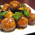 creo's cooksnap of when they made ふんわり肉団子とピーマンの甘酢あんかけ.