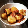 rodyboy1's cooksnap of when they made 里芋とベーコン✿オイ・バター炒め✿.