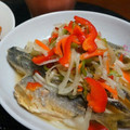 イハナ's cooksnap of when they made 小アジの南蛮漬け.