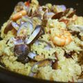 えあしゃー's cooksnap of when they made 鍋材料で、ホットプレート　パエリヤ.