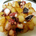 ひろみ1225's cooksnap of when they made たことじゃがいものマヨガー炒め！.