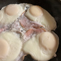 さちぶた♪'s cooksnap of when they made ハムエッグ　半熟目玉焼き.
