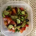 ☆yopipi's cooksnap of when they made 簡単に一品！トマトと胡瓜のさっぱりサラダ.