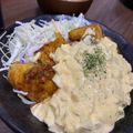 MEM☆'s cooksnap of when they made 大人気☆揚げないチキン南蛮（お弁当にも）.