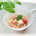 ゆーじん１１４'s cooksnap of when they made うちの味☆トマトで♬冷製・マルゲリータ風.