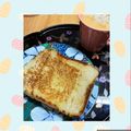 ルぴあ's cooksnap of when they made フライパンdeバタートースト.