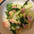 ゆりパーク's cooksnap of when they made 【お弁当】チンゲン菜とベーコンの和風炒め.