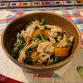 スローライフさん's cooksnap of when they made 大根間引き菜のヘルシー中華丼.