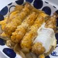 YUKAbuudaZ's cooksnap of when they made エビフライの卵とじ丼(鎌倉丼)☆.