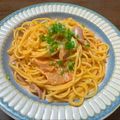 限界OL料理's cooksnap of when they made キムチでクリームパスタ☆.