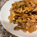 Annjy's cooksnap of when they made 豚肉マニア考案豚こま肉のうまいうまい焼き.