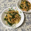 puniＫ's cooksnap of when they made チャルメラ宮崎辛麺で焼きラーメン！.