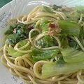 しおとも's cooksnap of when they made ツナとレタスで和風パスタ.