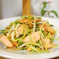 あっぷるカモミール's cooksnap of when they made 豆苗とソーセージの炒めもの.
