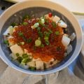 みかみか＾＾'s cooksnap of when they made 山芋とカニのサラダ　イクラのせ.