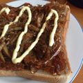 しめさばちゃん's cooksnap of when they made きんぴらごぼうトースト.