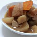 chanjo's cooksnap of when they made 凍り豆腐と大根と人参の甘味噌煮.