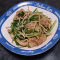 碧きりん's cooksnap of when they made 豚肉とニラもやし炒め.