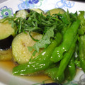 こぽる's cooksnap of when they made ひんやり美味☆なすとししとうの揚げびたし.