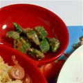 Nanu216's cooksnap of when they made ＊オクラの胡麻和え＊.