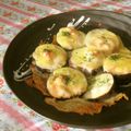 赤い電話's cooksnap of when they made 茄子の明太子マヨチーズ焼き.