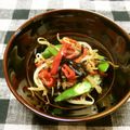ミセス♡ エス's cooksnap of when they made もやし・オクラ・赤ピーマンの塩昆布炒め.