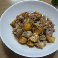 saori1183's cooksnap of when they made 鶏肉と栗の炒め物.