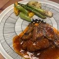 NaseOrchid's cooksnap of when they made 圧力鍋で煮込みハンバーグ.